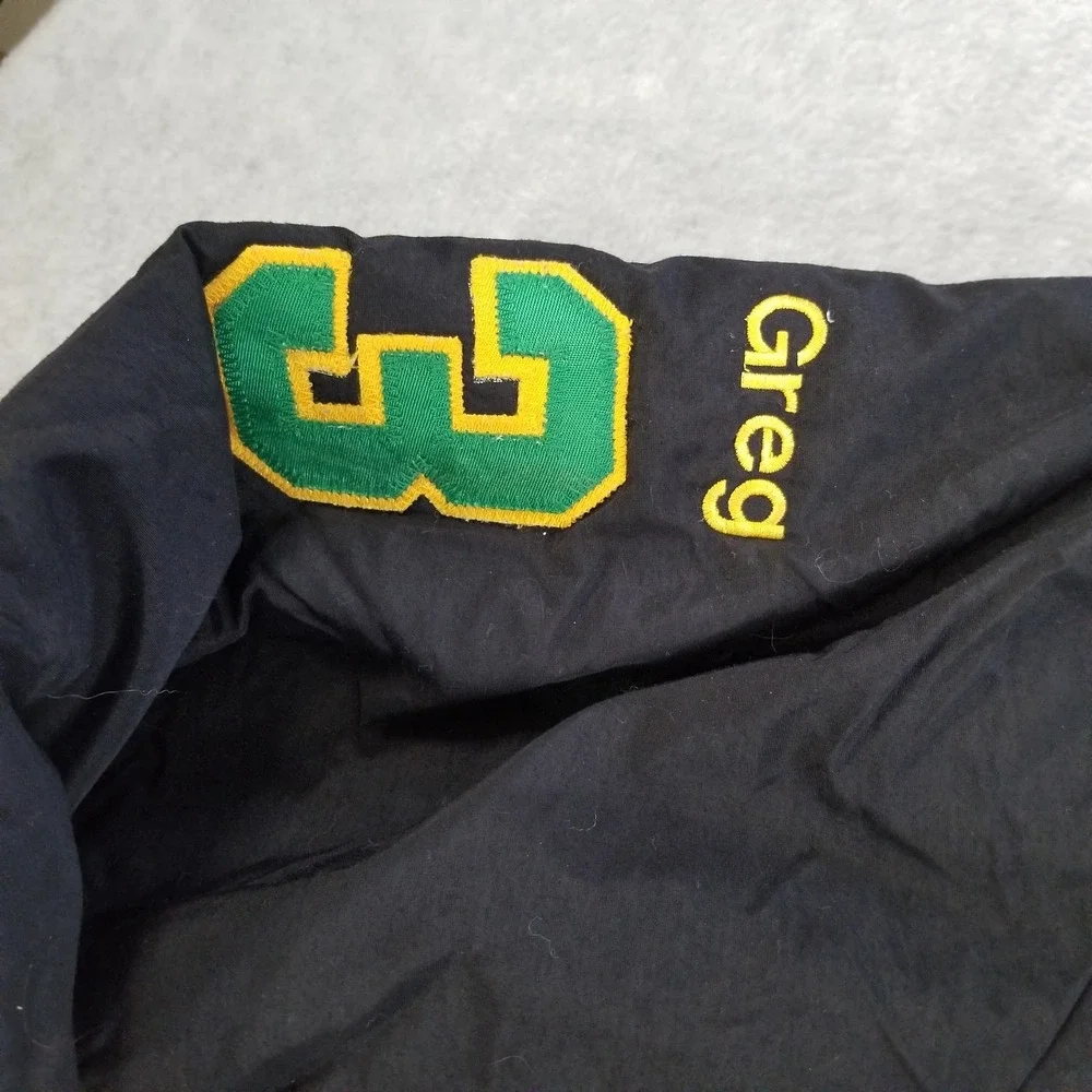 Vintage Minnesota North‎ Star Jacket Mens XL Green Black Clolor Block 90s USA
